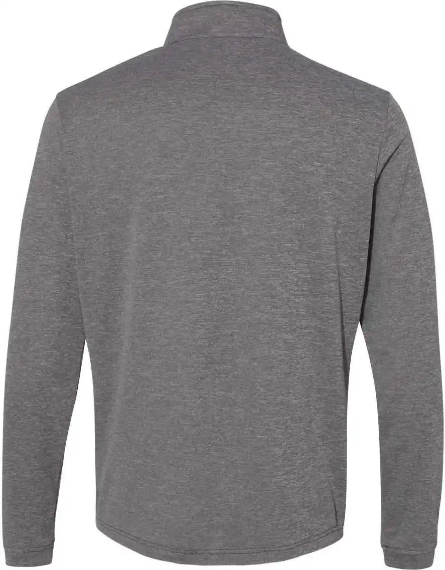 Adidas A401 Lightweight Quarter Zip Pullover Black Heather