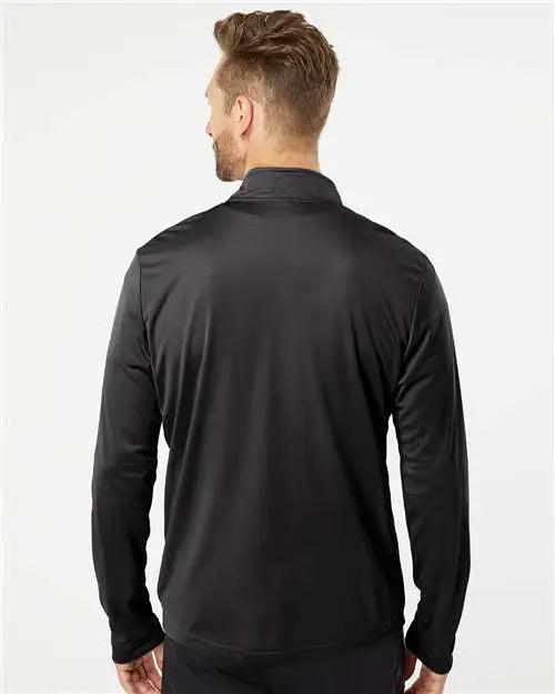 Adidas A401 Lightweight Quarter-zip Pullover - Black
