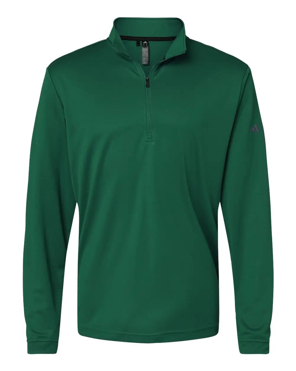 Adidas A401 Lightweight Quarter-zip Pullover - Collegiate Green - Xs
