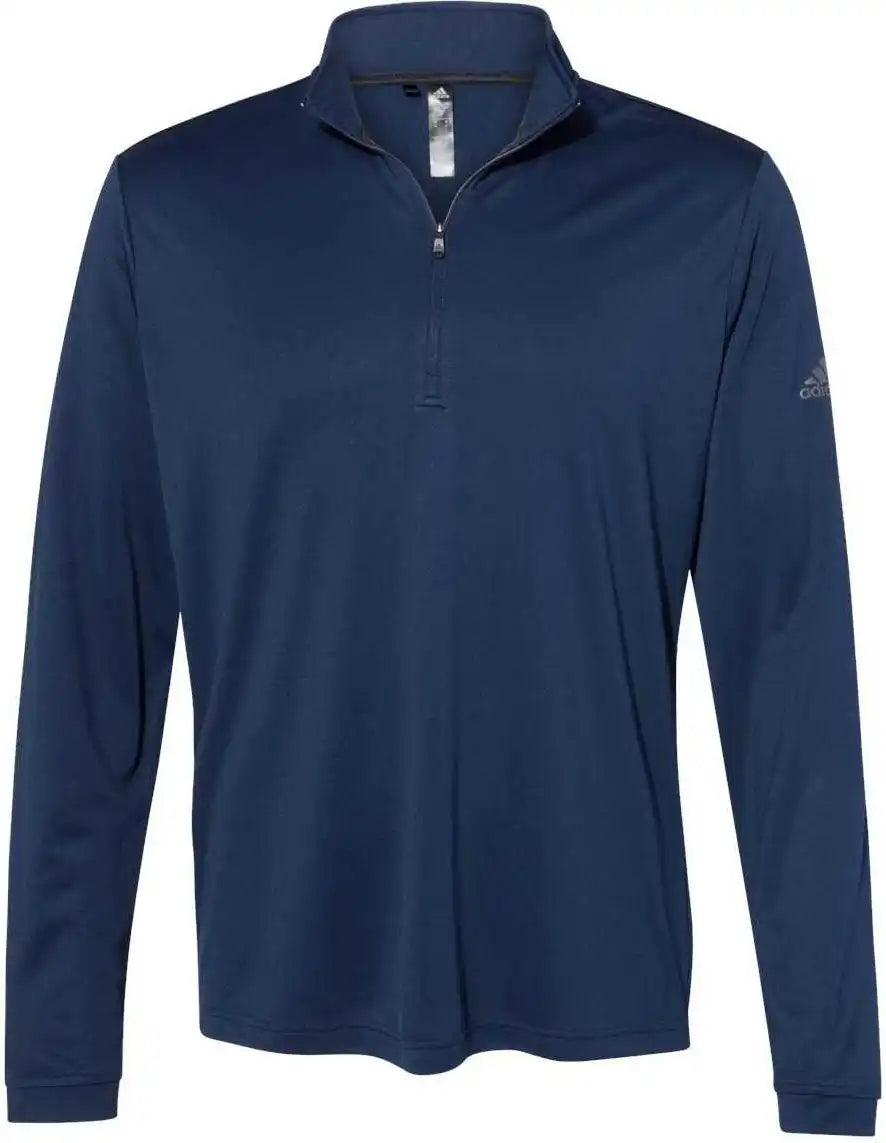 Adidas A401 Lightweight Quarter Zip Pullover Collegiate Navy