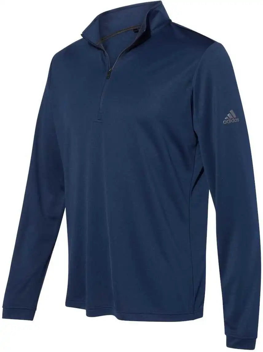 Adidas A401 Lightweight Quarter Zip Pullover Collegiate Navy