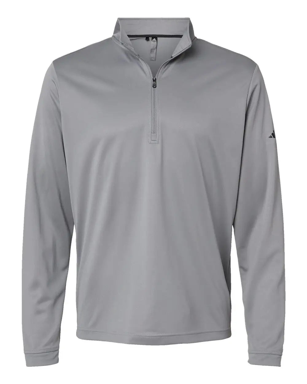 Adidas A401 Lightweight Quarter-zip Pullover - Grey Three - Gray / Xs