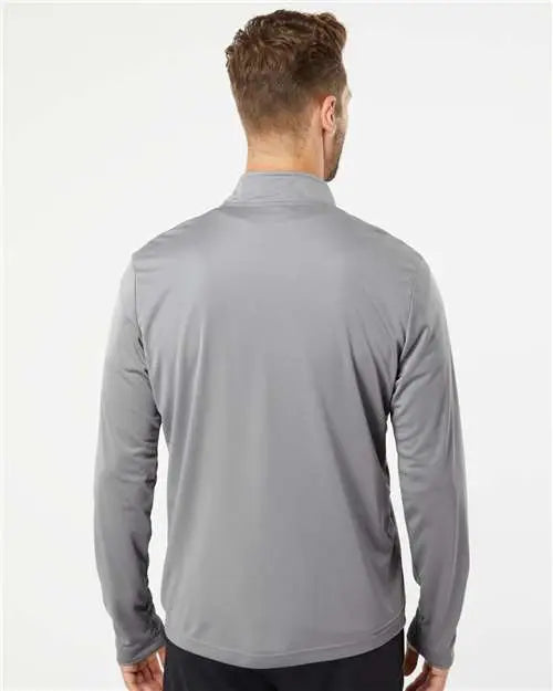 Adidas A401 Lightweight Quarter-zip Pullover - Grey Three