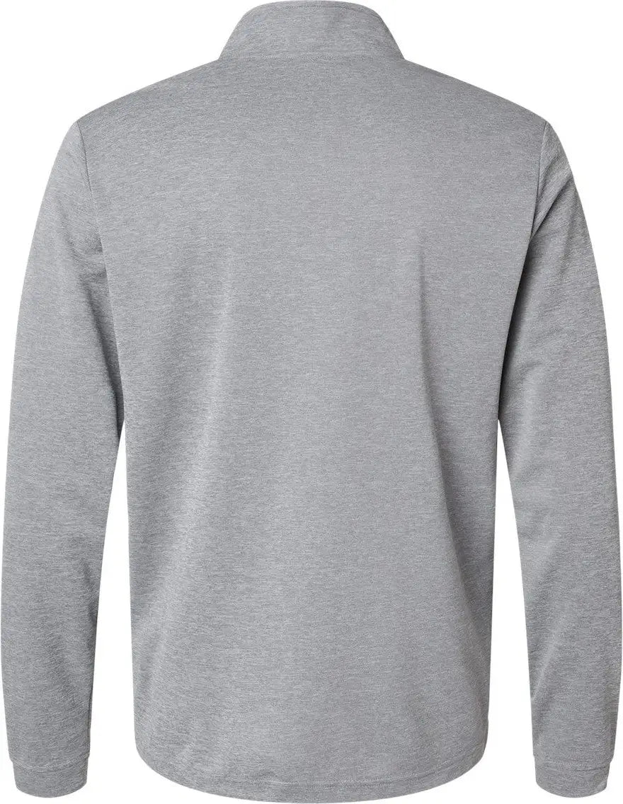 Adidas A401 Lightweight Quarter-zip Pullover - Grey Three Melange - Gray / Xs