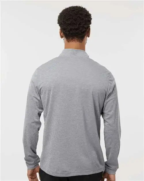 Adidas A401 Lightweight Quarter-zip Pullover - Grey Three Melange