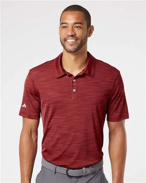 Adidas A402 Mãlange Polo - Collegiate Burgundy Melange