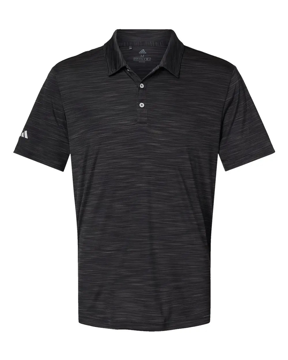 Adidas A402 Mélange Polo - Black Melange - s
