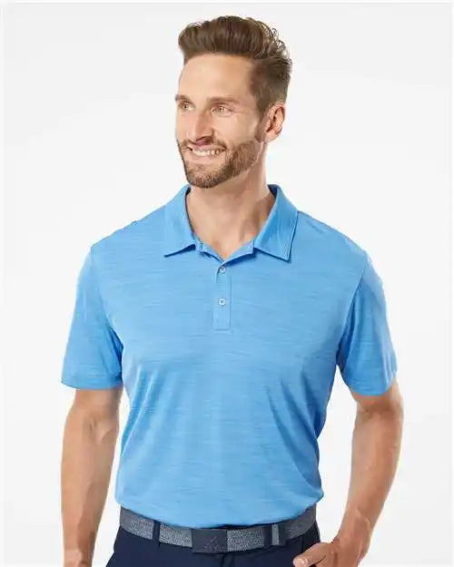 Adidas A402 Mélange Polo - Lucky Blue Melange