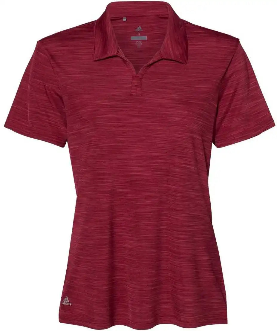 Adidas A403 Women’s M??lange Sport Shirt - Collegiate Burgundy Melange