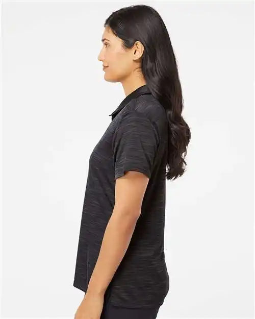 Adidas A403 Women’s Mélange Polo - Black Melange