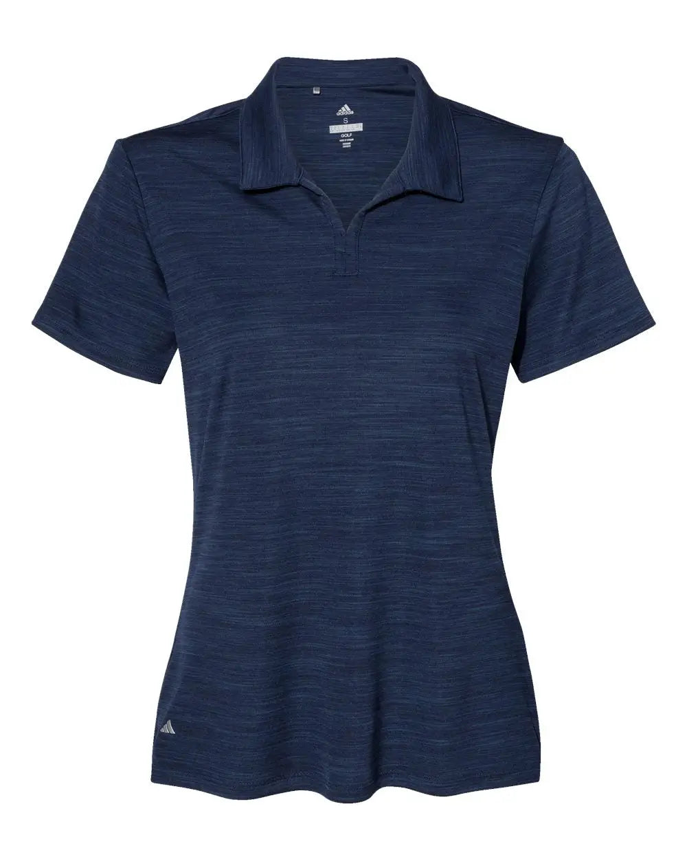 Adidas A403 Women’s Mélange Polo - Collegiate Navy Melange - s