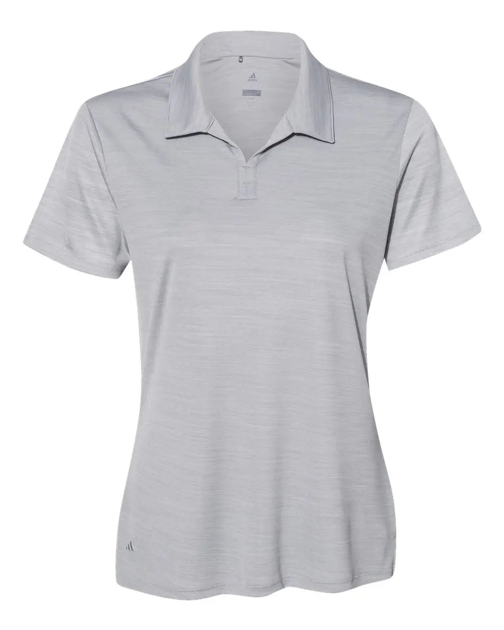 Adidas A403 Women’s Mélange Polo - Mid Grey Melange - Gray / s