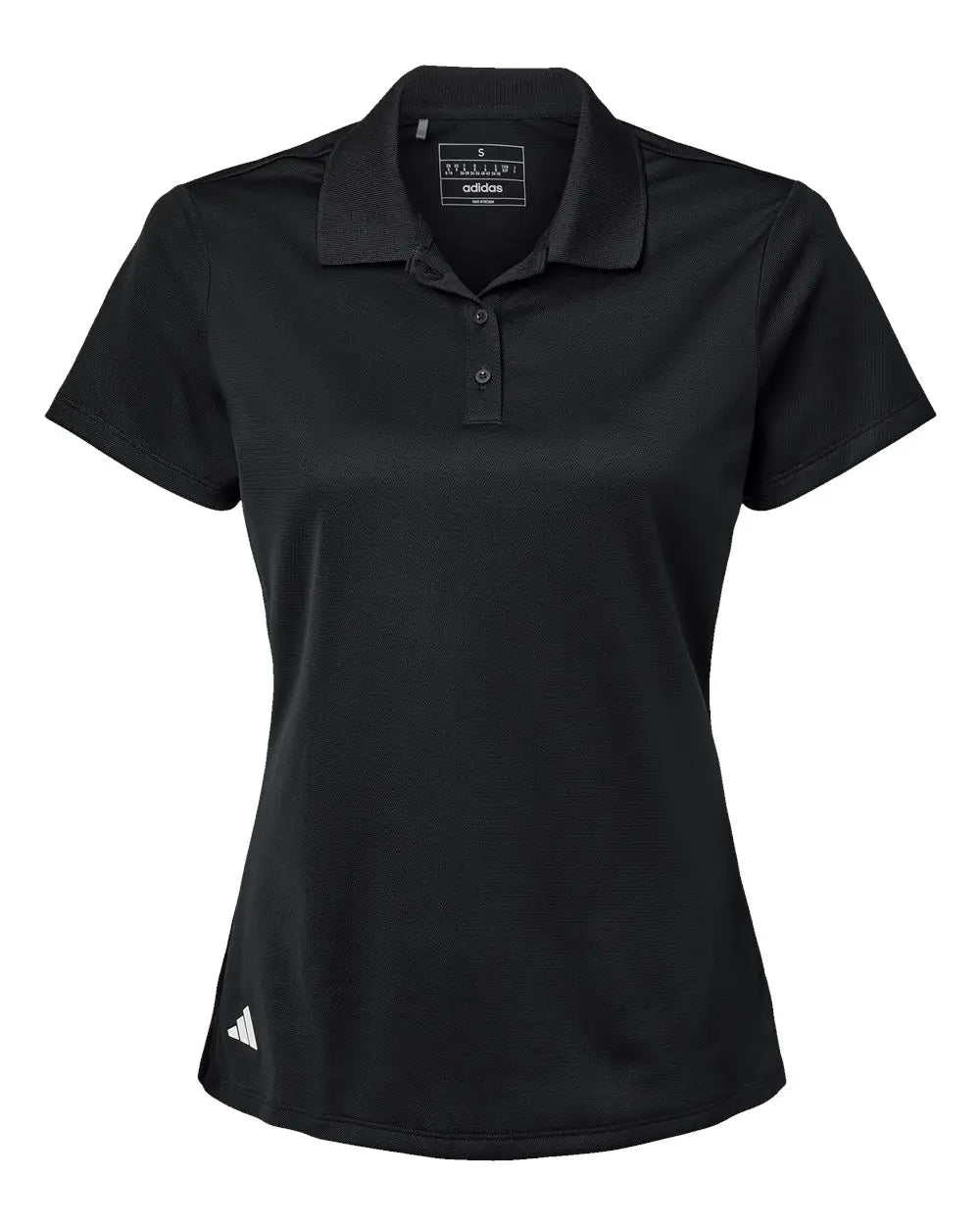 Adidas A431 Women’s Basic Sport Polo - Black - Xs