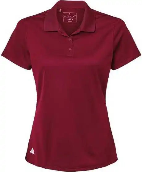 Adidas A431 Women’s Basic Sport Polo - Collegiate Burgundy