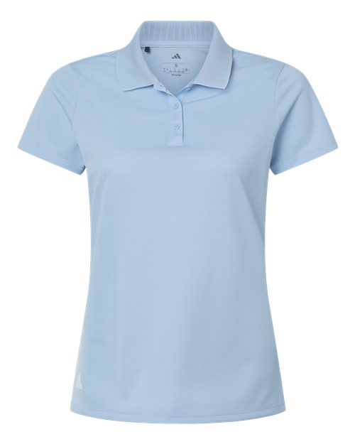 Adidas A431 Women’s Basic Sport Polo - Glow Blue