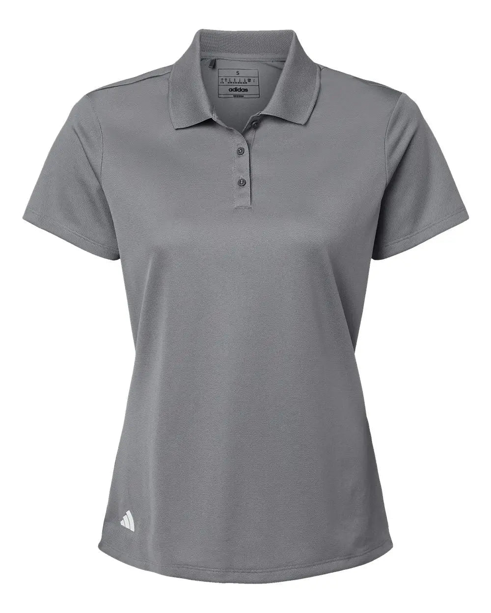 Adidas A431 Women’s Basic Sport Polo - Grey Three - Xs