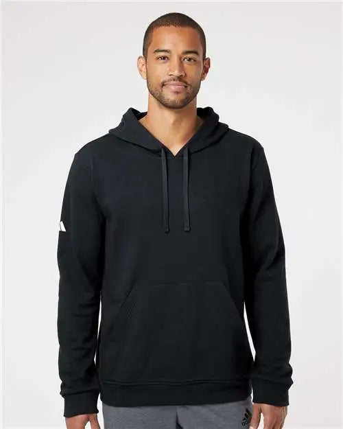 Adidas A432 Fleece Hooded Sweatshirt - Black