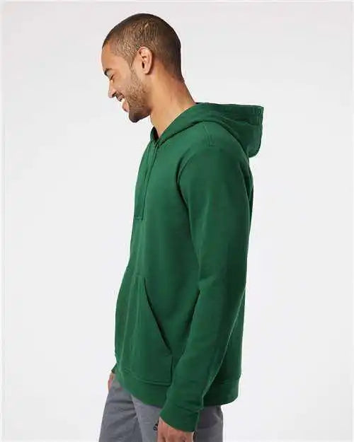 Adidas A432 Fleece Hooded Sweatshirt Collegiate Green