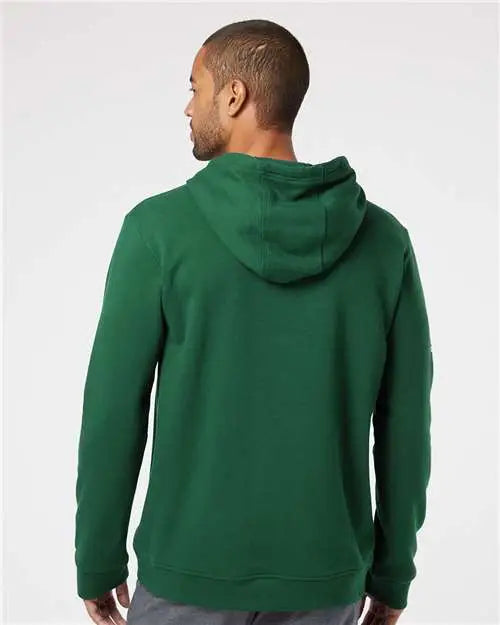 Adidas A432 Fleece Hooded Sweatshirt - Collegiate Green