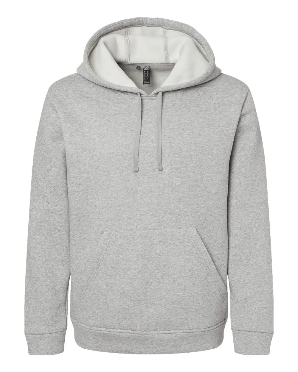 Adidas A432 Fleece Hooded Sweatshirt - Grey Heather - Gray / Xs