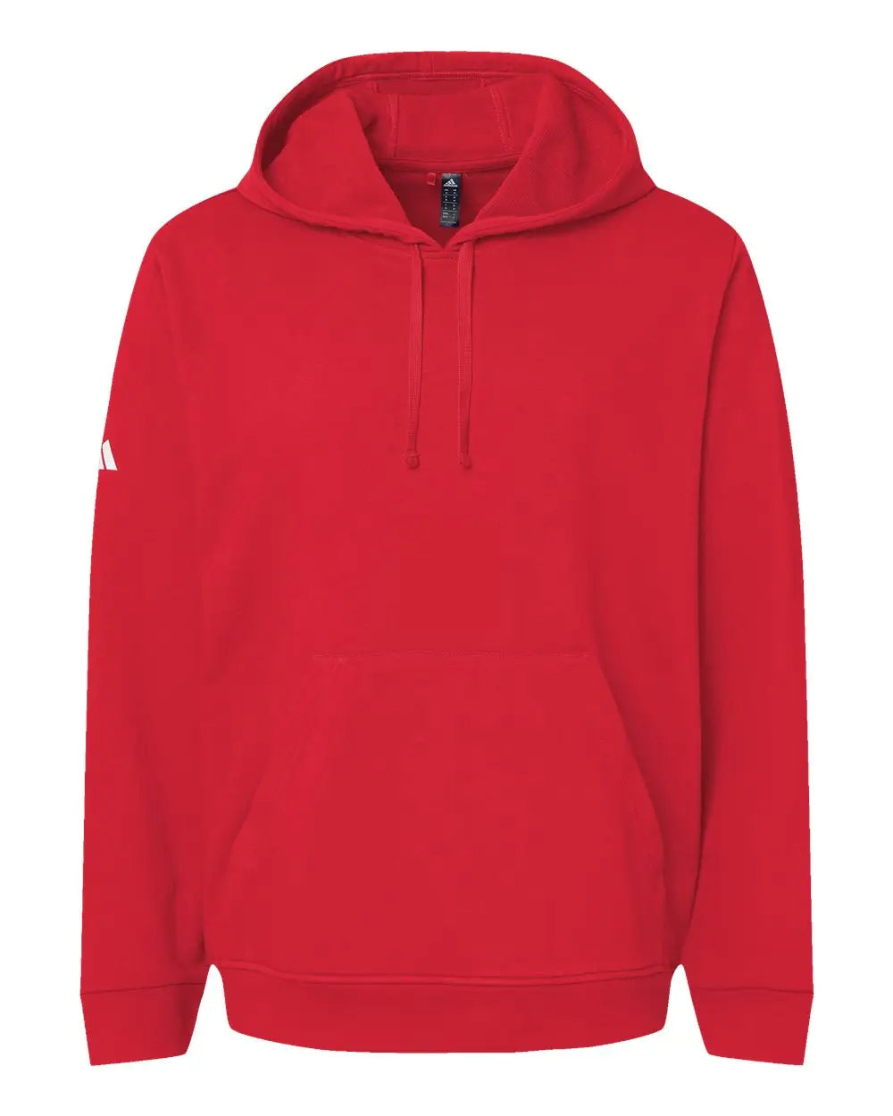 Adidas A432 Fleece Hooded Sweatshirt - Red - Xs