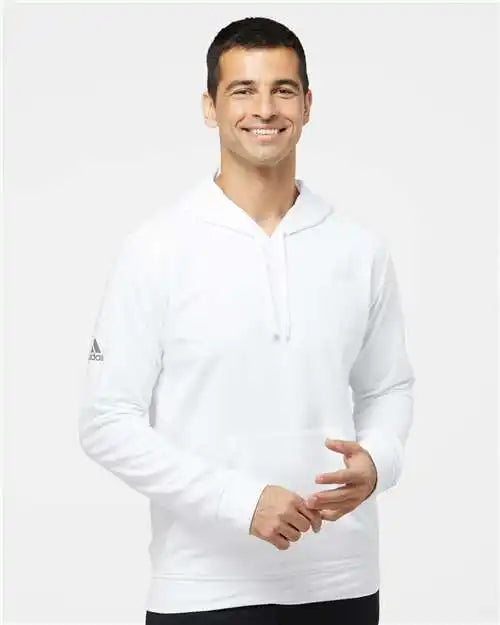 Adidas A432 Fleece Hooded Sweatshirt - White