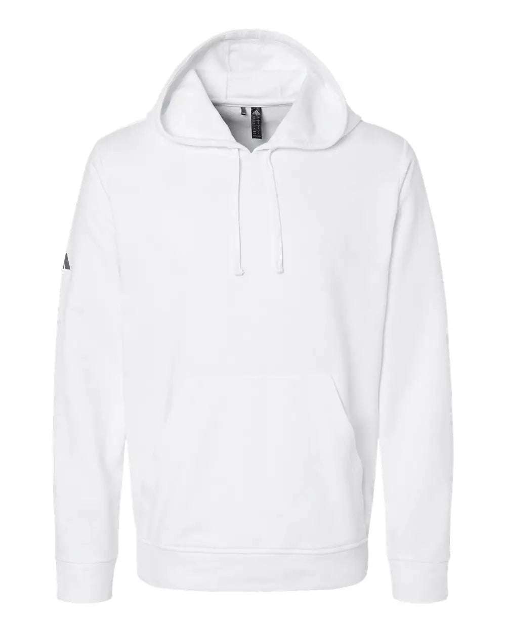 Adidas A432 Fleece Hooded Sweatshirt - White - Xs