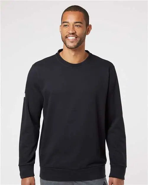 Adidas A434 Fleece Crewneck Sweatshirt - Black
