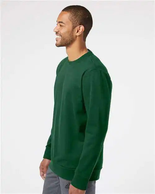 Adidas A434 Fleece Crewneck Sweatshirt Collegiate Green