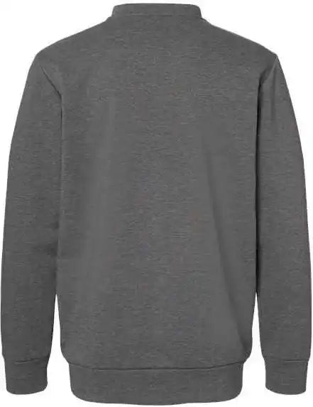 Adidas A434 Fleece Crewneck Sweatshirt Dark Grey Heather