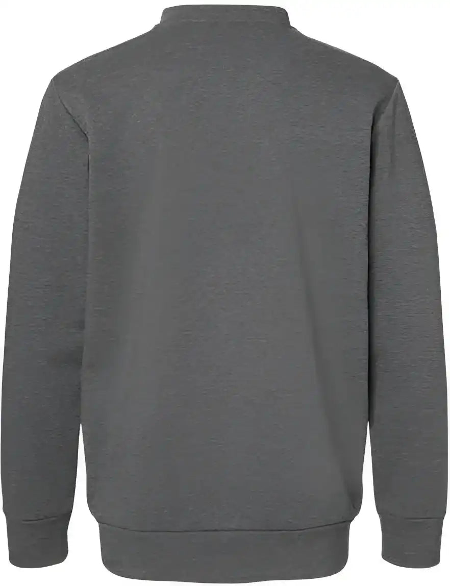 Adidas A434 Fleece Crewneck Sweatshirt Dark Grey Heather