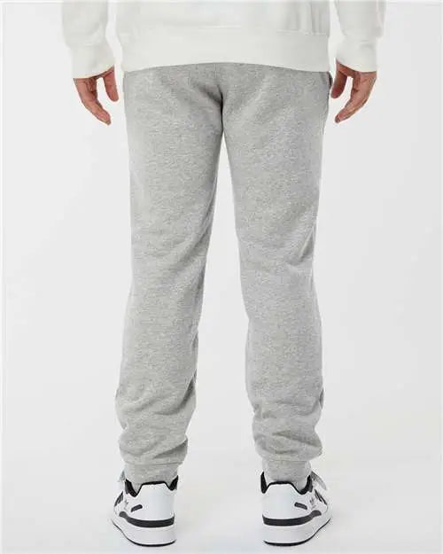Adidas A436 Fleece Joggers - Grey Heather