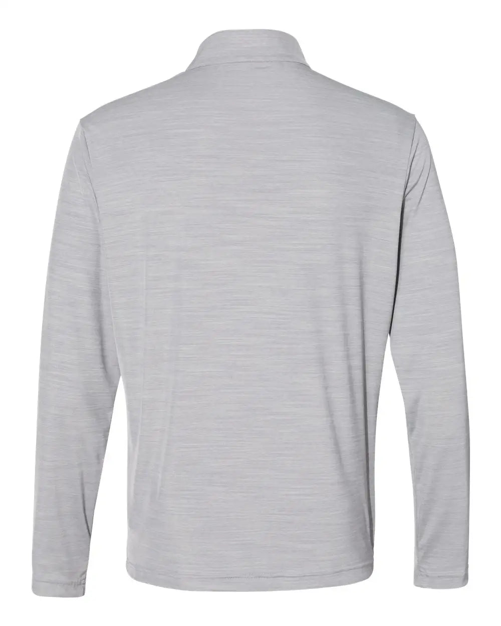 Adidas A475 Lightweight Mélange Quarter-zip Pullover - Mid Grey Melange - Gray / s
