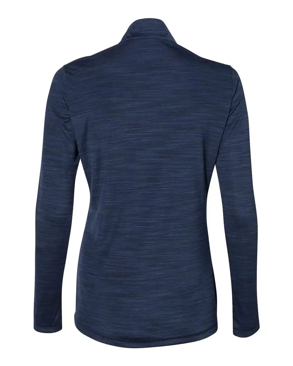 Adidas A476 Women’s Lightweight Mélange Quarter-zip Pullover - Collegiate Navy Melange - 3xl