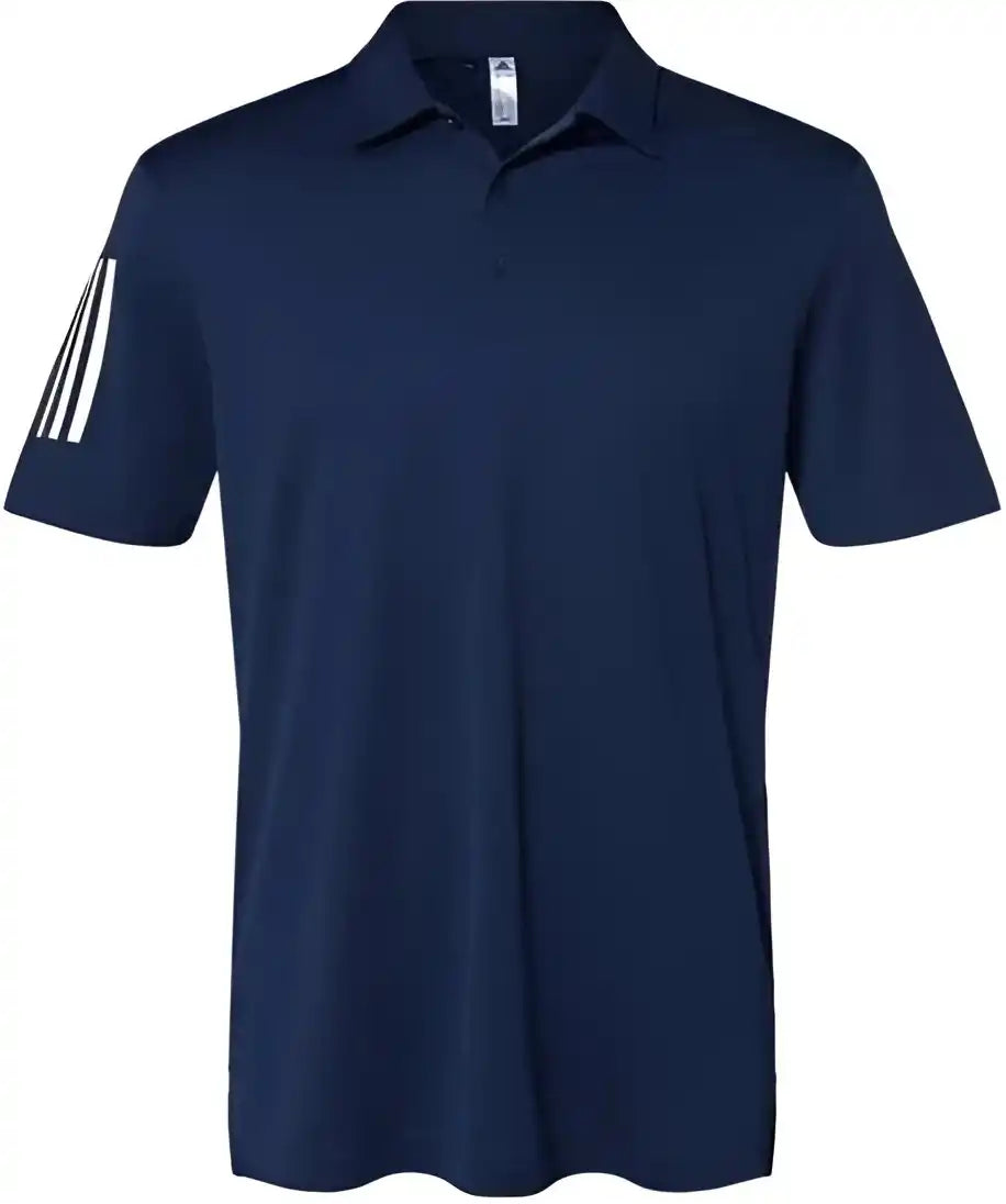 Adidas A480 Floating 3-stripes Polo - Team Navy Blue White