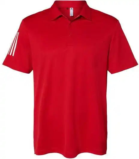 Adidas A480 Floating 3 Stripes Polo Team Power Red White