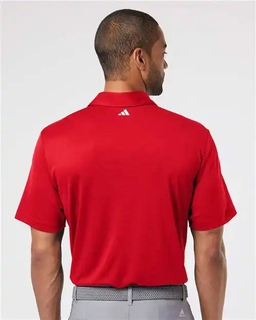 Adidas A480 Floating 3-stripes Polo - Team Power Red White