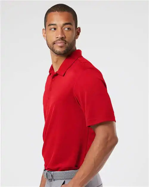 Adidas A480 Floating 3-stripes Polo - Team Power Red White