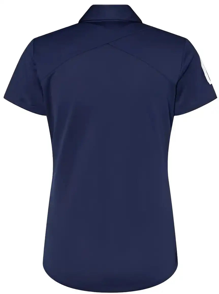 Adidas A481 Women’s Floating 3-stripes Polo - Team Navy Blue White