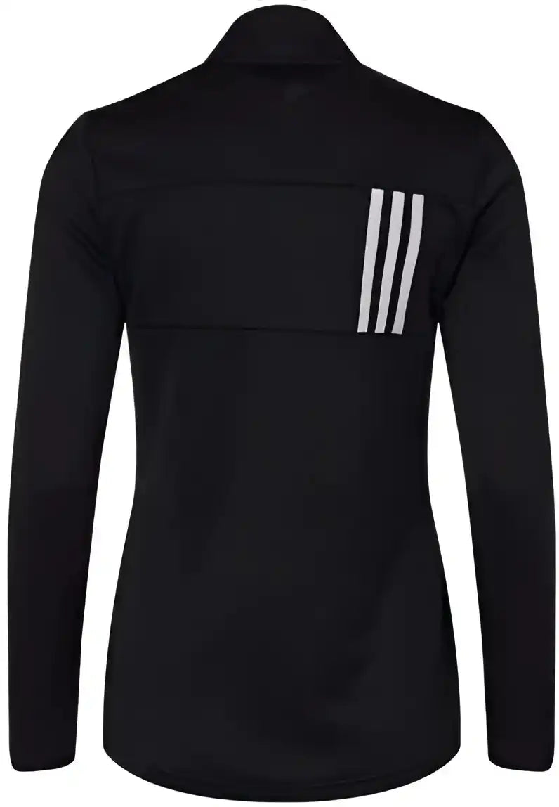 Adidas A483 Women’s 3-stripes Double Knit Full-zip - Black Grey Two