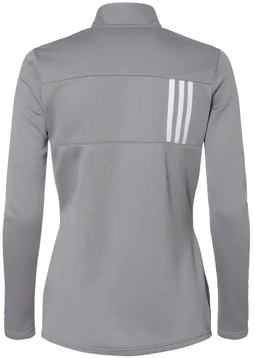 Adidas A483 Women’s 3-stripes Double Knit Full-zip - Grey Three White