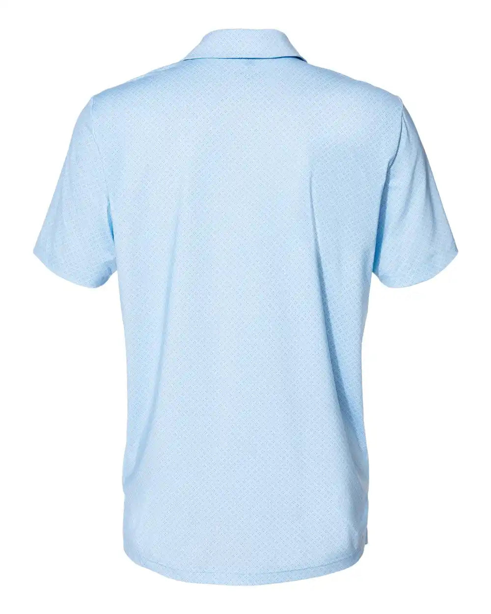 Adidas A498 Diamond Dot Print Polo - Glow Blue White Navy - Blue/ White/ / s