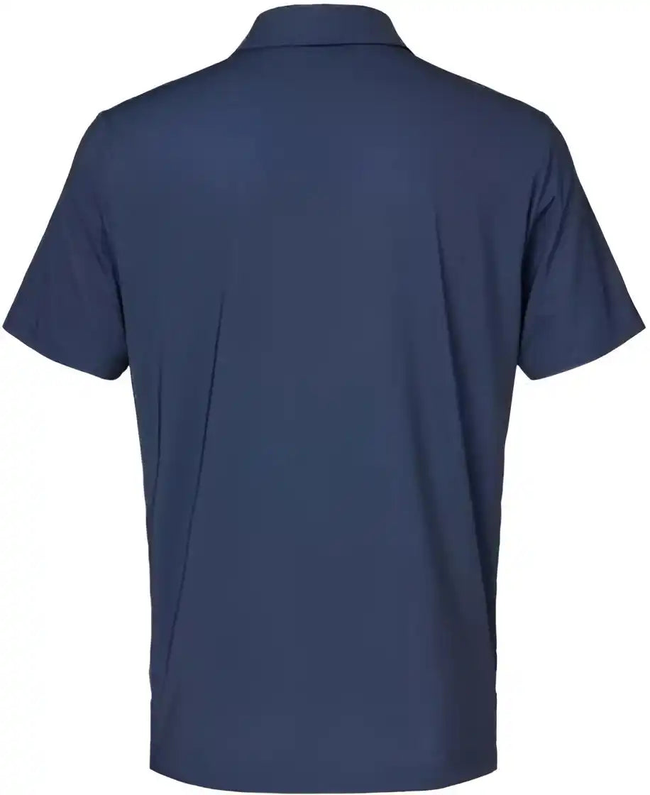 Adidas A498 Diamond Dot Print Polo Navy Blue White Grey Three