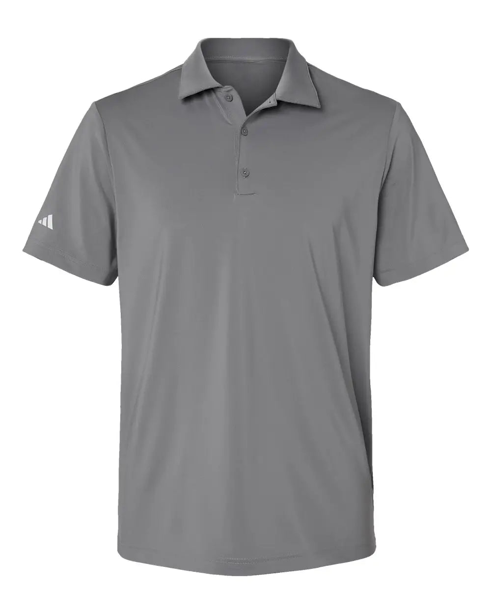 Adidas A514 Ultimate Solid Polo - Grey Three - Gray / Xs