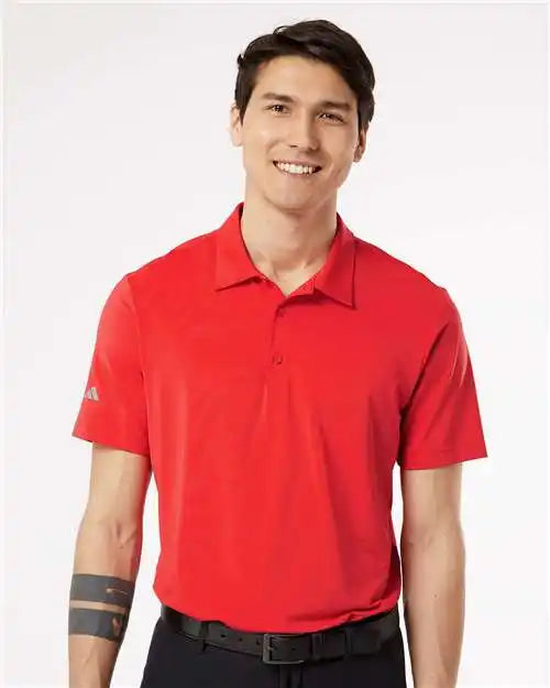 Adidas A514 Ultimate Solid Polo - Real Coral