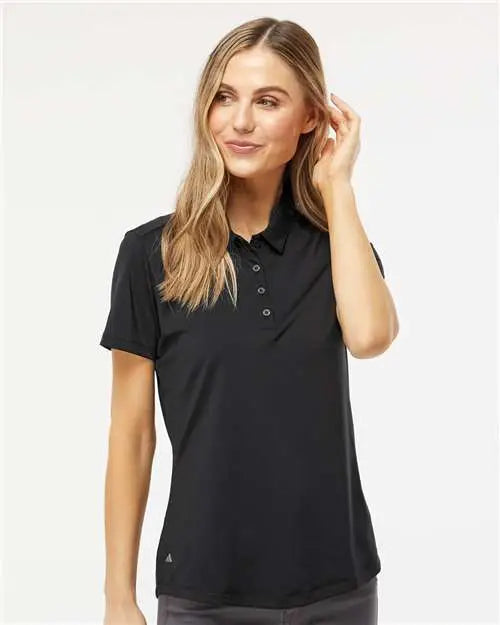Adidas A515 Women’s Ultimate Solid Polo - Black
