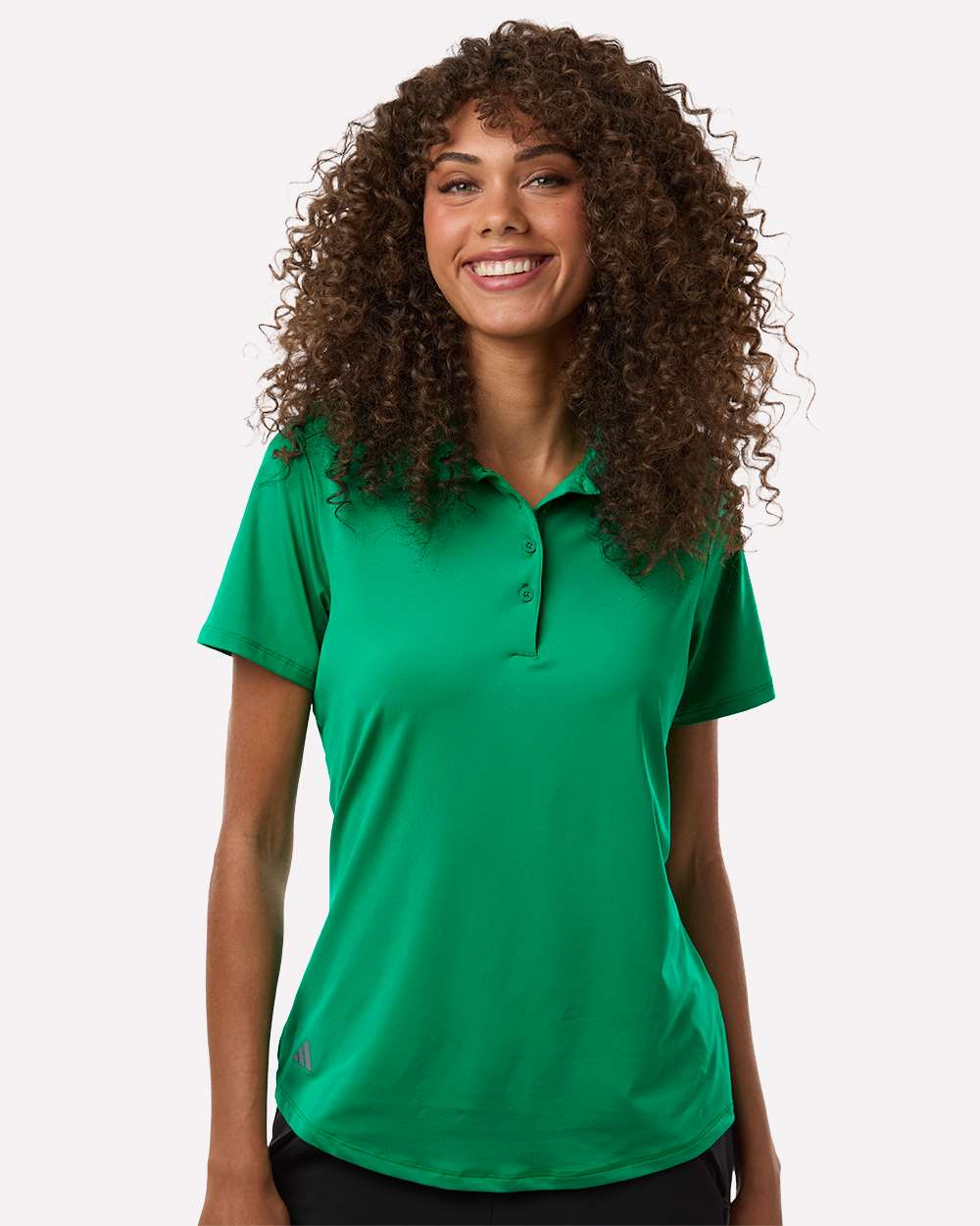 Adidas A515 Women’s Ultimate Solid Polo - Court Green