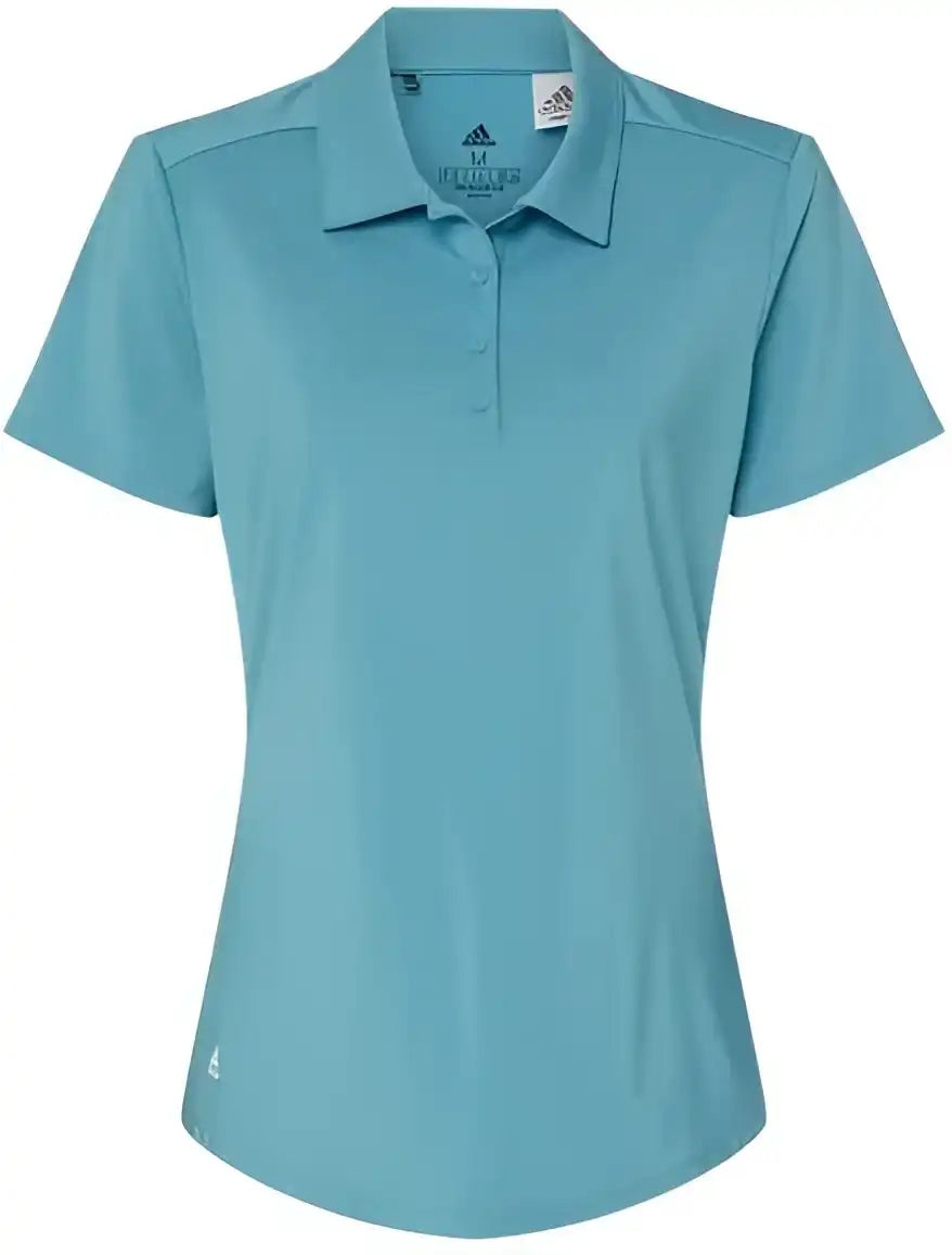 Adidas A515 Women’s Ultimate Solid Polo - Hazy Blue