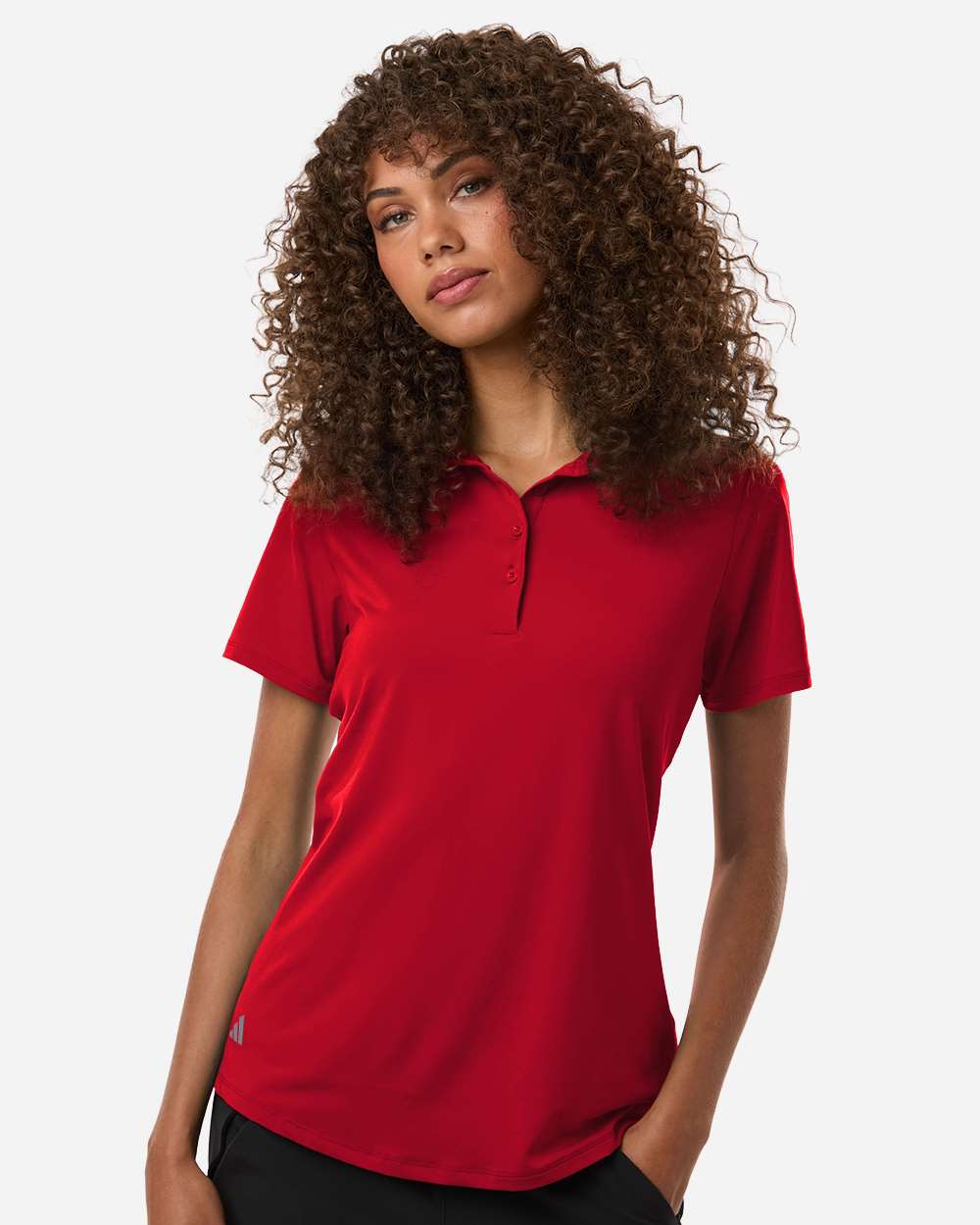 Adidas A515 Women’s Ultimate Solid Polo - Power Red