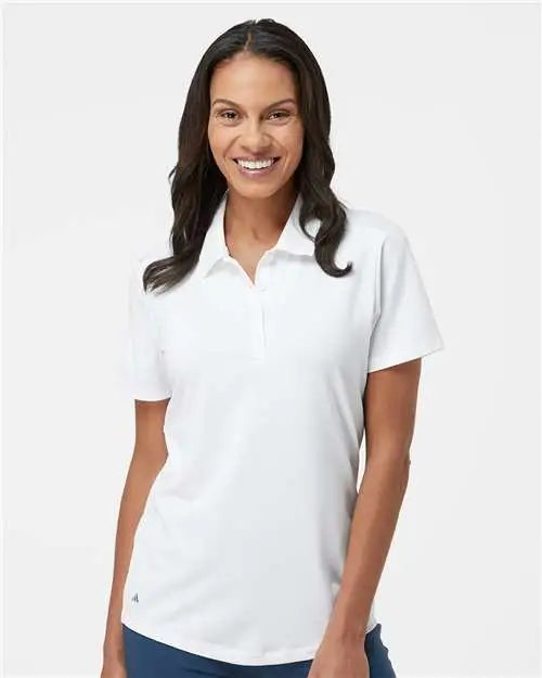 Adidas A515 Women’s Ultimate Solid Polo - White
